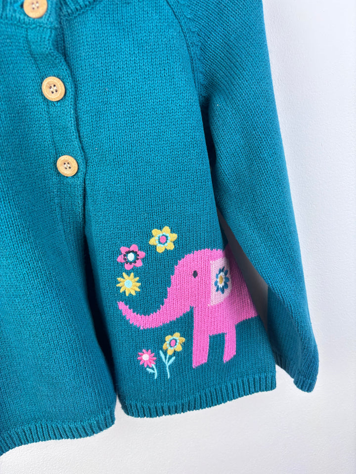 JoJo Maman Bébé Elephant Cardigan 3-4 Years