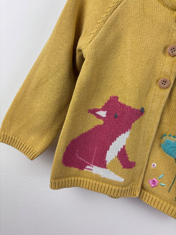 JoJo Maman Bébé Fox Cardigan 3-4 Years