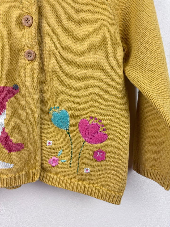 JoJo Maman Bébé Fox Cardigan 3-4 Years