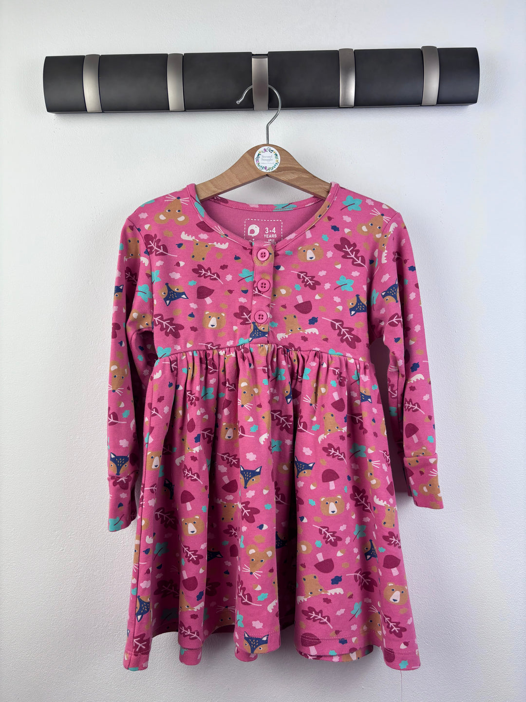 Piccalilly Animal Print Dress 3-4 Years