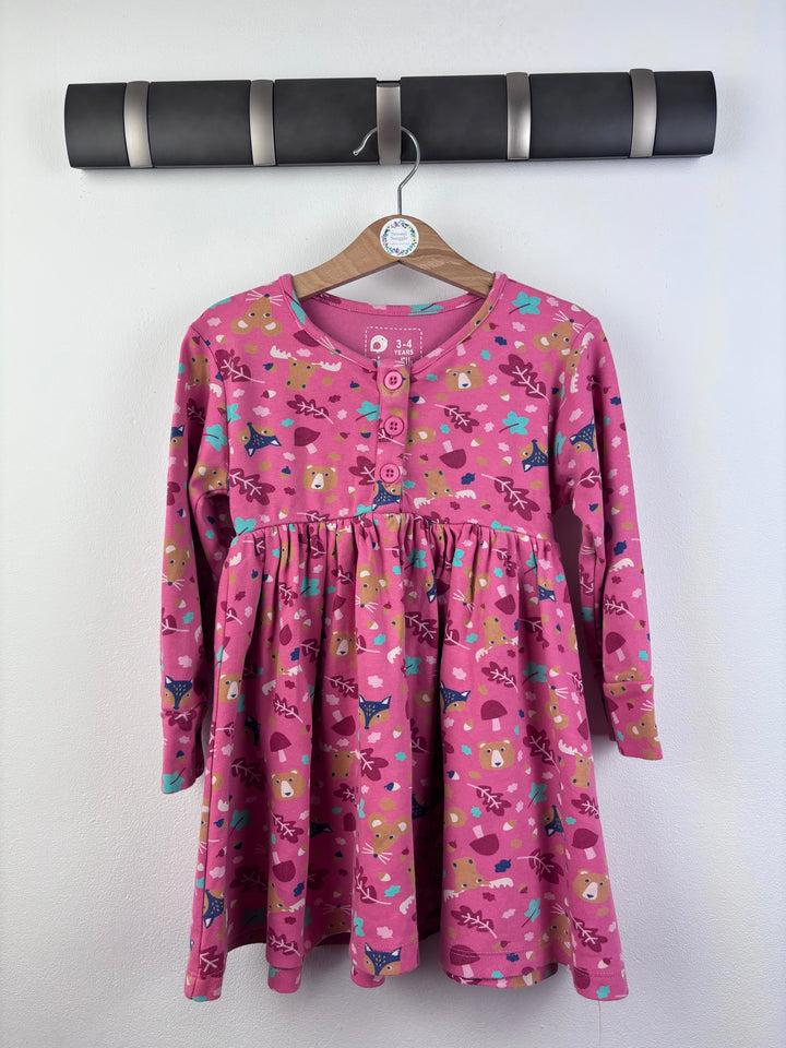 Piccalilly Animal Print Dress 3-4 Years