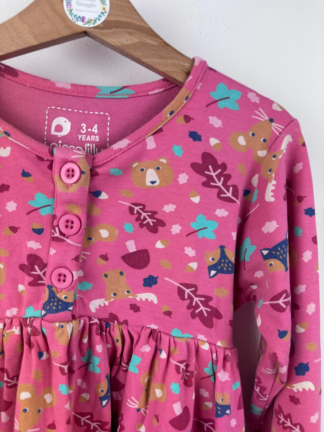 Piccalilly Animal Print Dress 3-4 Years