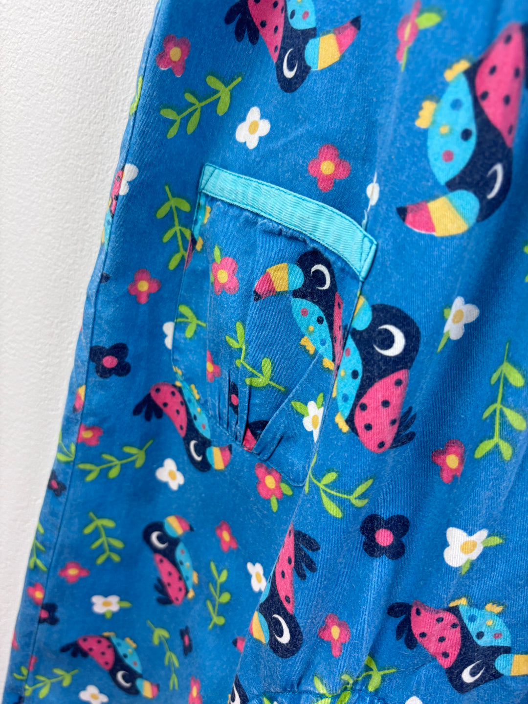 Frugi Toucan Dungarees 3-4 Years