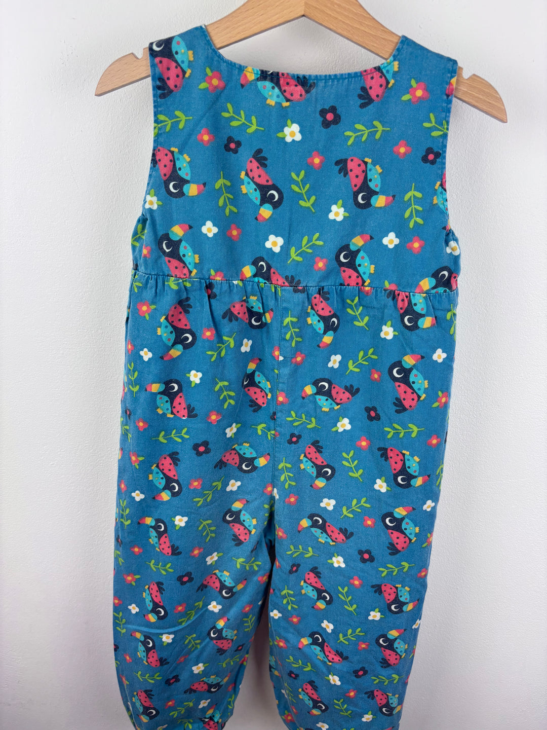 Frugi Toucan Dungarees 3-4 Years