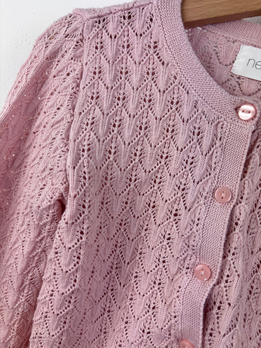 Next Pink Cardigan 3-4 Years-Cardigans-Second Snuggle Preloved