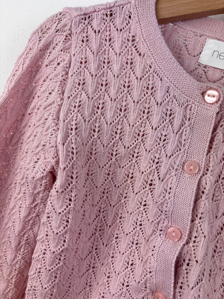Next Pink Cardigan 3-4 Years-Cardigans-Second Snuggle Preloved