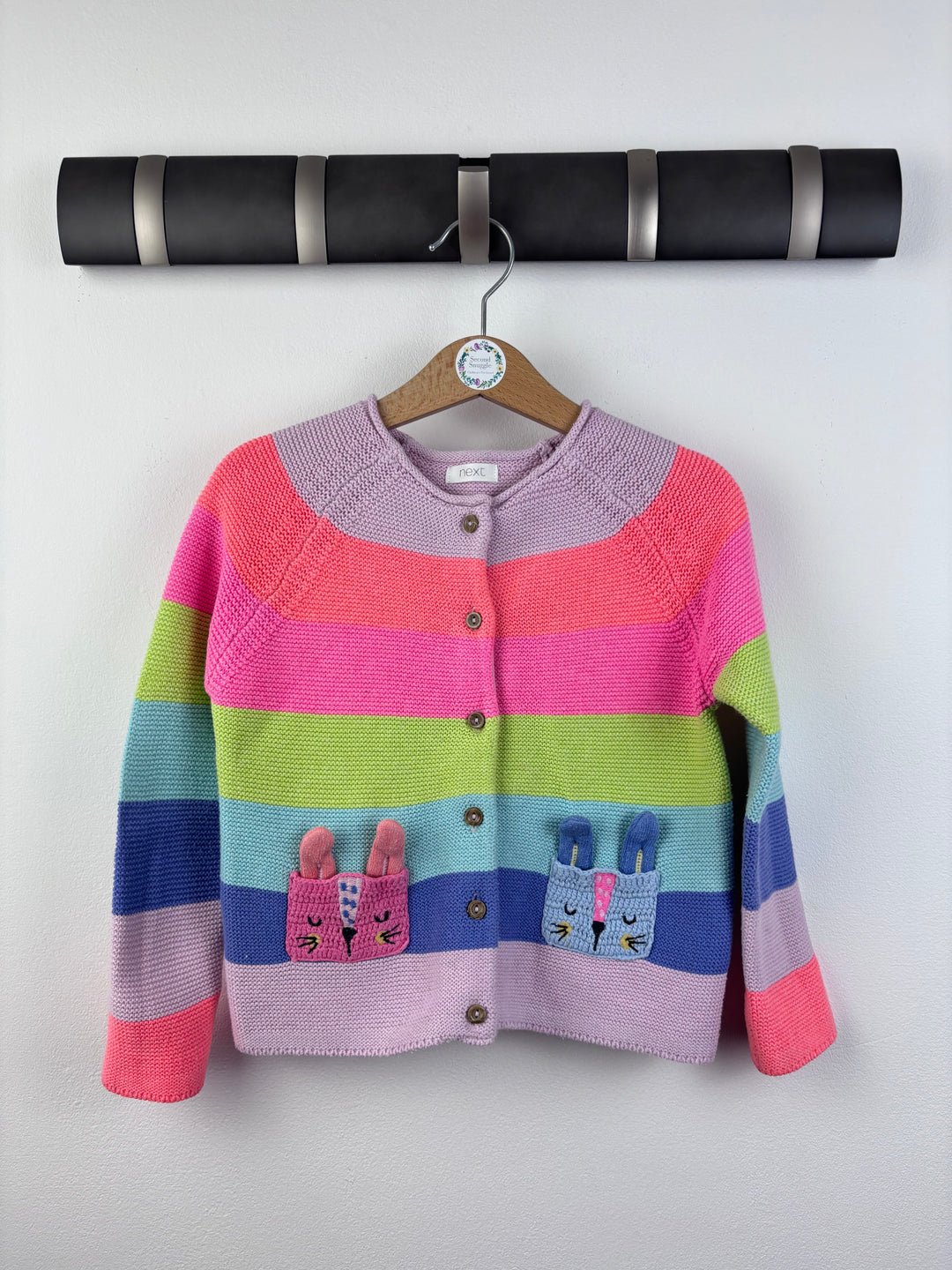 Next Rainbow Cardigan 3-4 Years-Cardigans-Second Snuggle Preloved