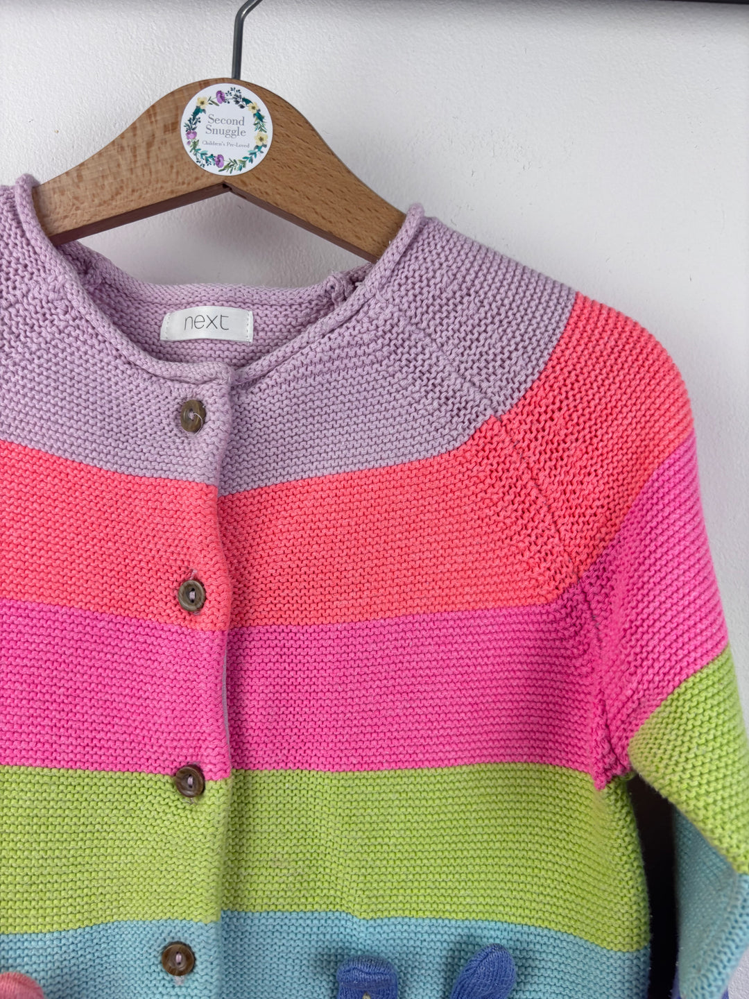 Next Rainbow Cardigan 3-4 Years-Cardigans-Second Snuggle Preloved