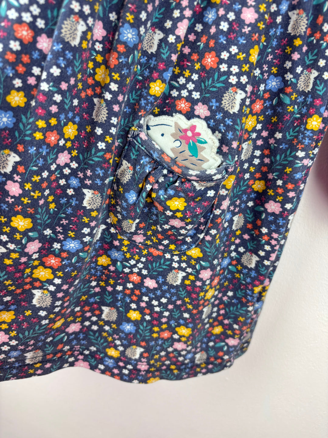 JoJo Maman Bébé Striped Floral Dress 3-4 Years