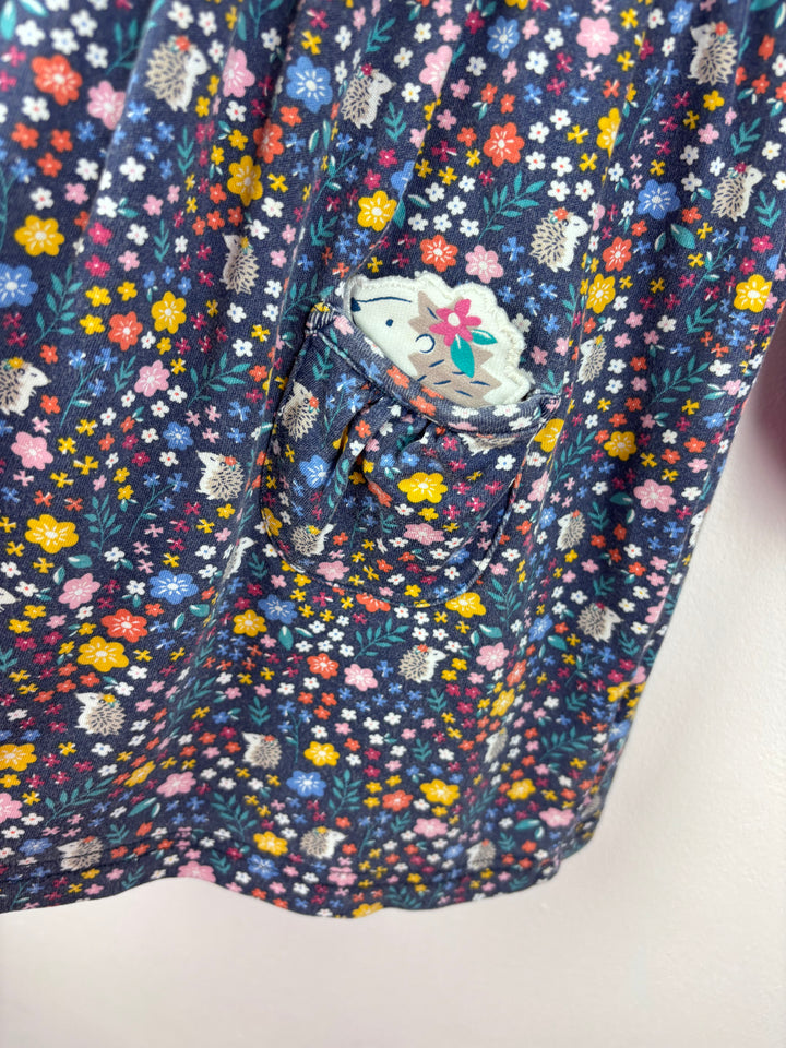 JoJo Maman Bébé Striped Floral Dress 3-4 Years