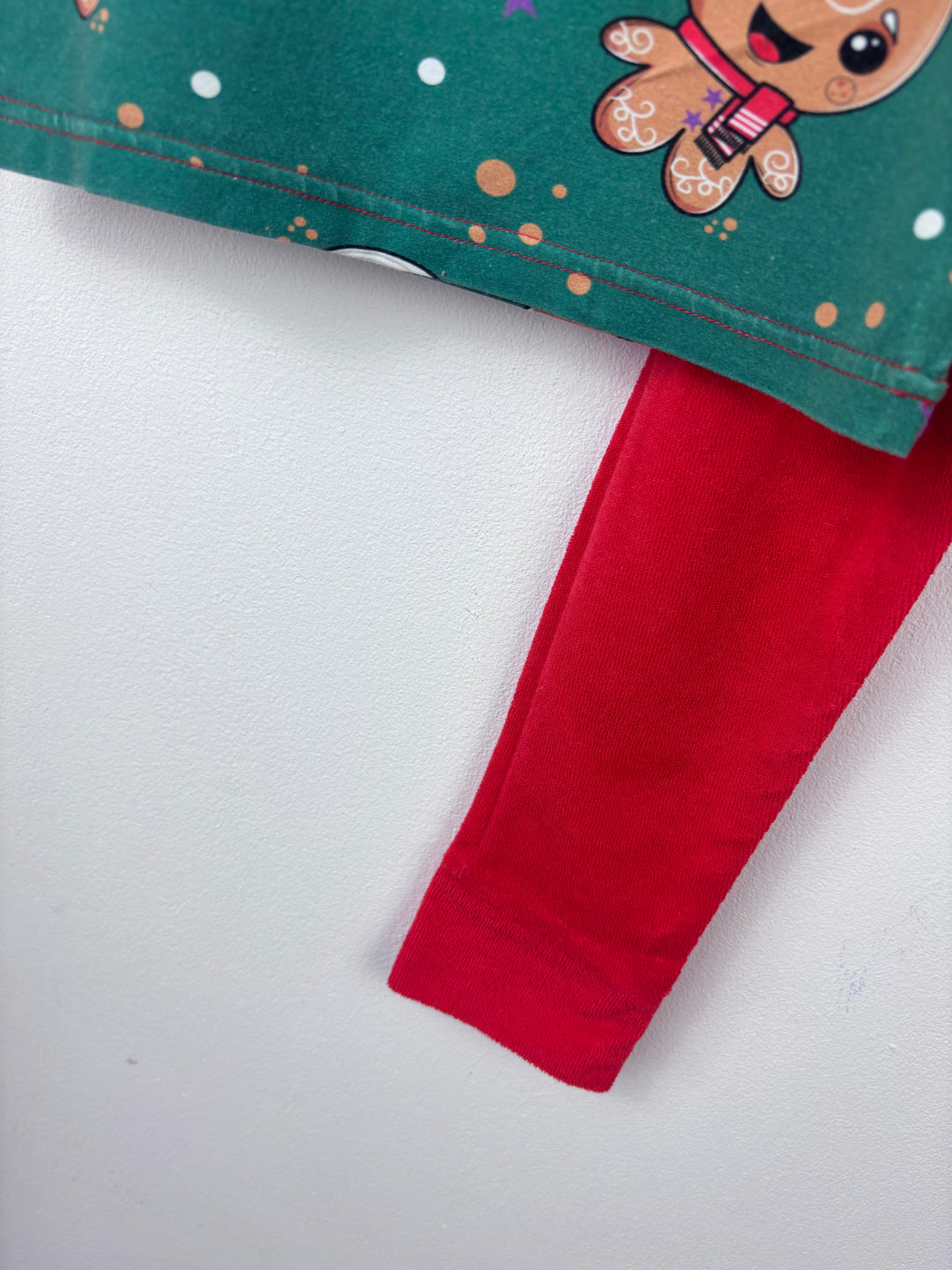 Raspberry Republic Gingerbread Pyjama Set 92/98 (18 Months - 3 Years)-Sets-Second Snuggle Preloved