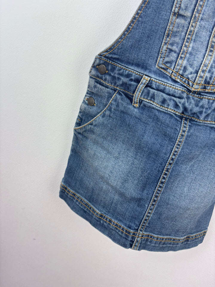 Fat Face Denim Pinafore Dress 4-5 Years-Dresses-Second Snuggle Preloved