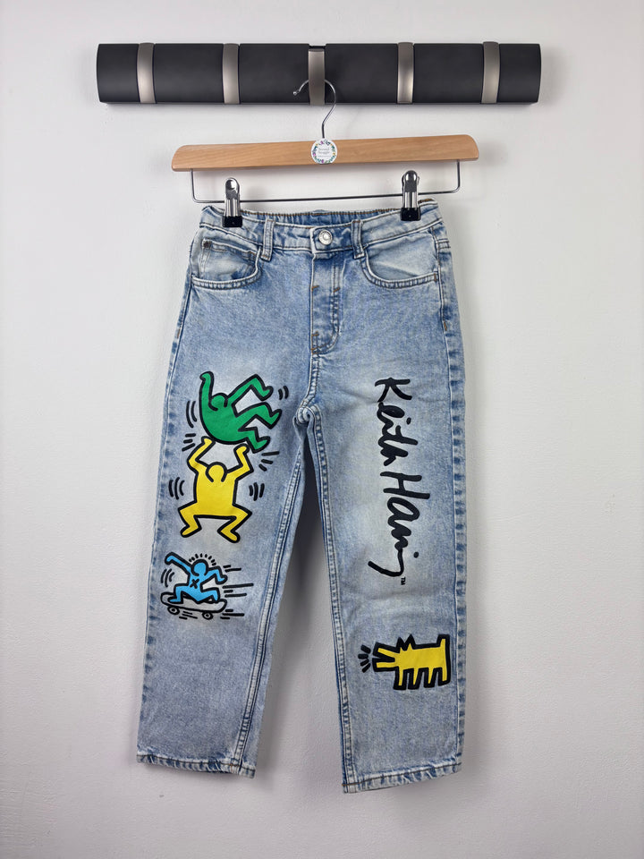 H&M Keith Haring Jeans 5-6 Years-Trousers-Second Snuggle Preloved