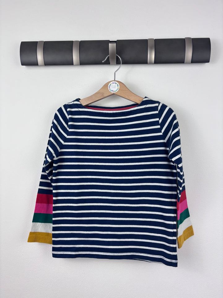 Boden Stripe Long Sleeve Top 5-6 Years-Tops-Second Snuggle Preloved