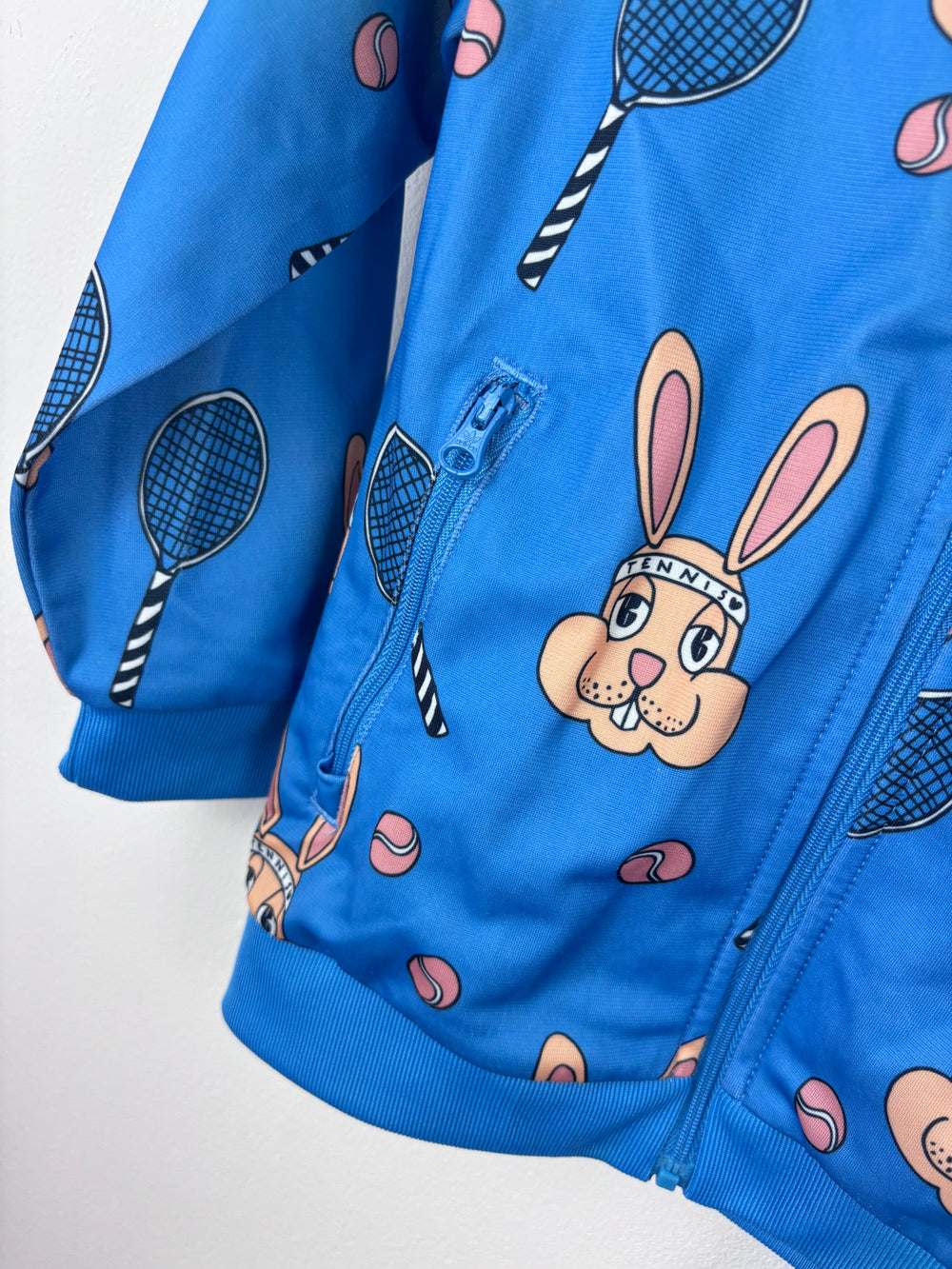 Adidas X Mini Rodini Blue Bunny Print Tracksuit 2-3 Years-Sets-Second Snuggle Preloved