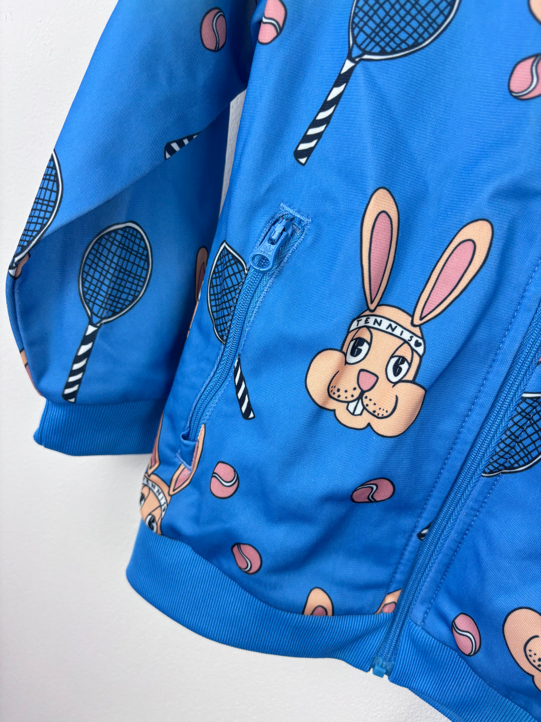 Adidas X Mini Rodini Blue Bunny Print Tracksuit 2-3 Years-Sets-Second Snuggle Preloved