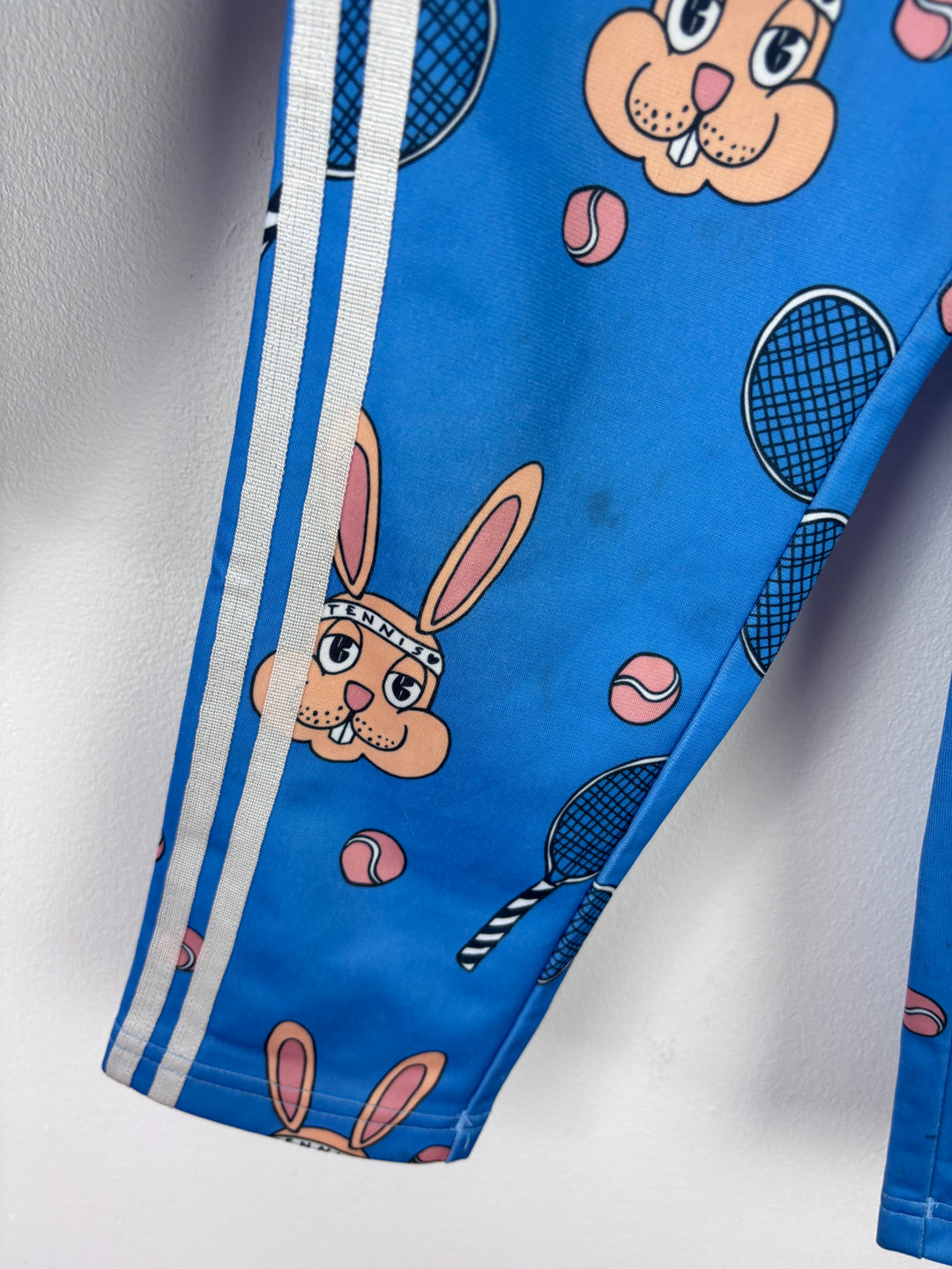 Adidas X Mini Rodini Blue Bunny Print Tracksuit 2-3 Years-Sets-Second Snuggle Preloved