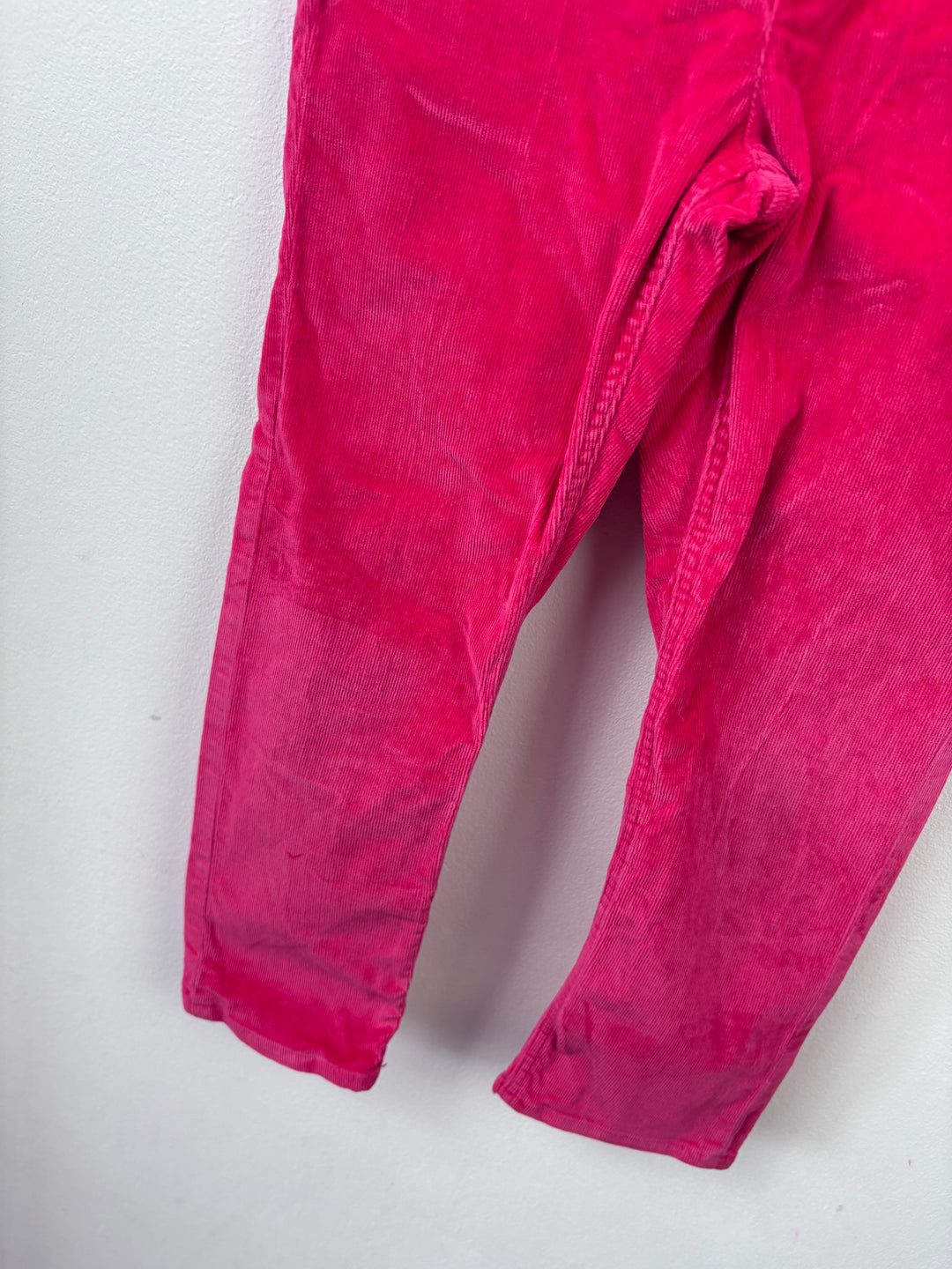 Mini Rodini Pink Corduroy Panda Dungarees 104/110 (4-5 Years)-Dungarees-Second Snuggle Preloved