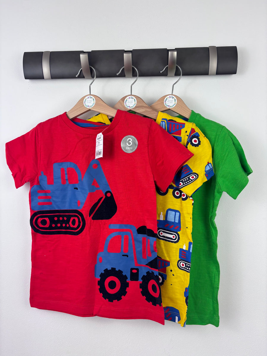 Next Vehicle Print T Shirts 4-5 Years-Tops-Second Snuggle Preloved