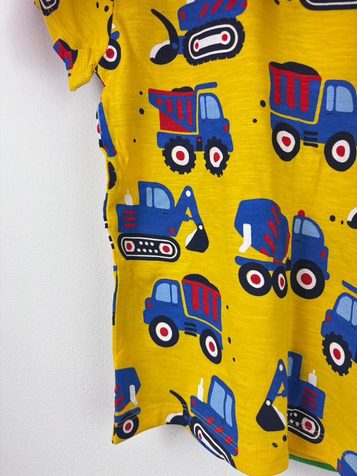 Next Vehicle Print T Shirts 4-5 Years-Tops-Second Snuggle Preloved