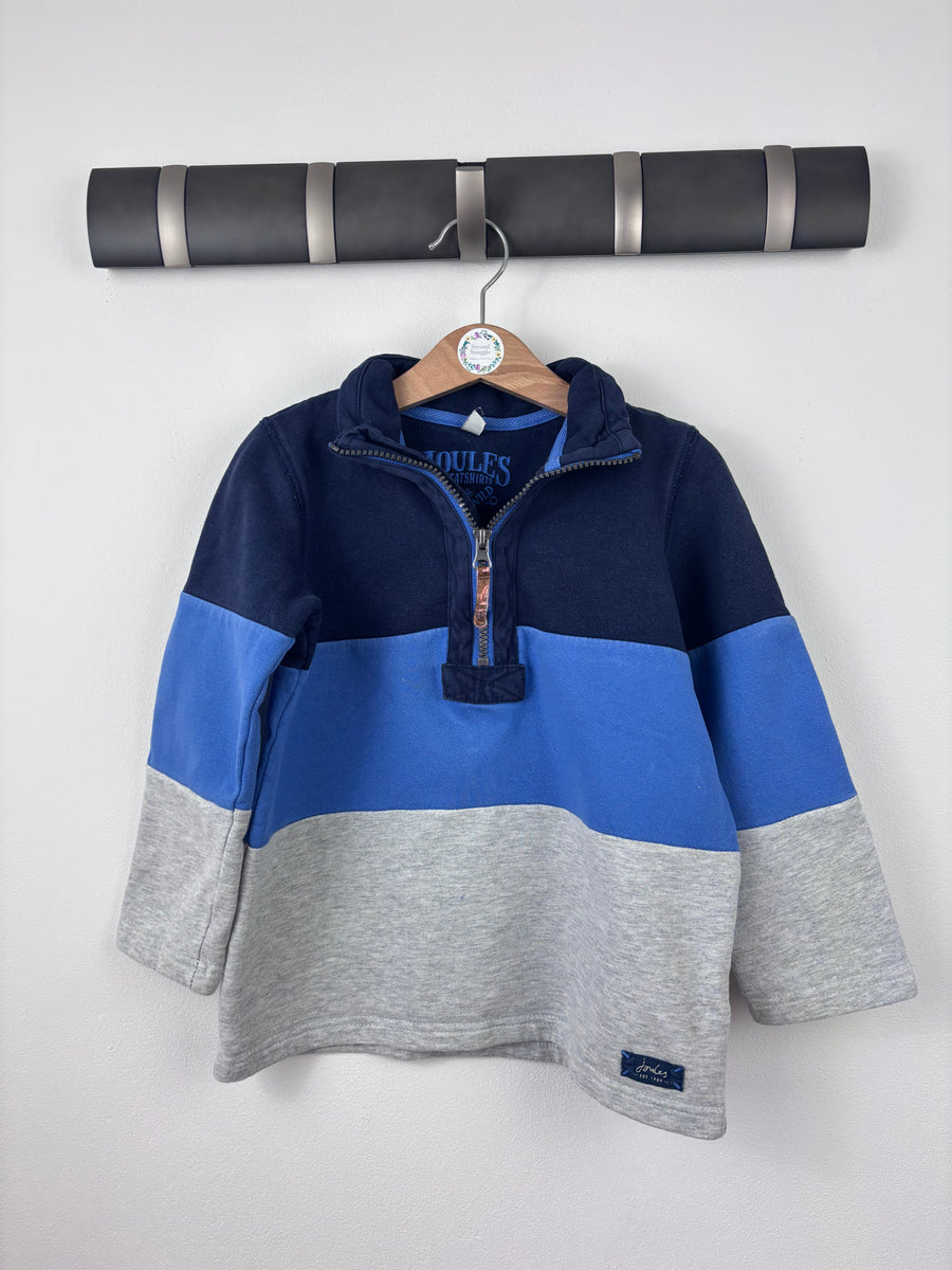 Joules Colour Block Sweatshirt 6 Years-Jumpers-Second Snuggle Preloved