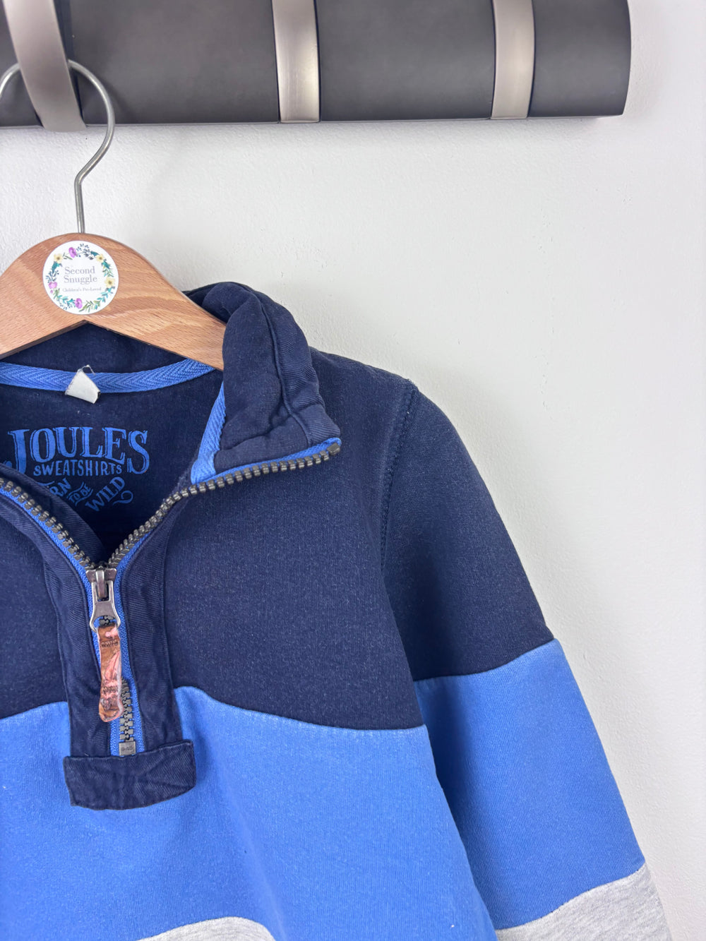 Joules Colour Block Sweatshirt 6 Years-Jumpers-Second Snuggle Preloved