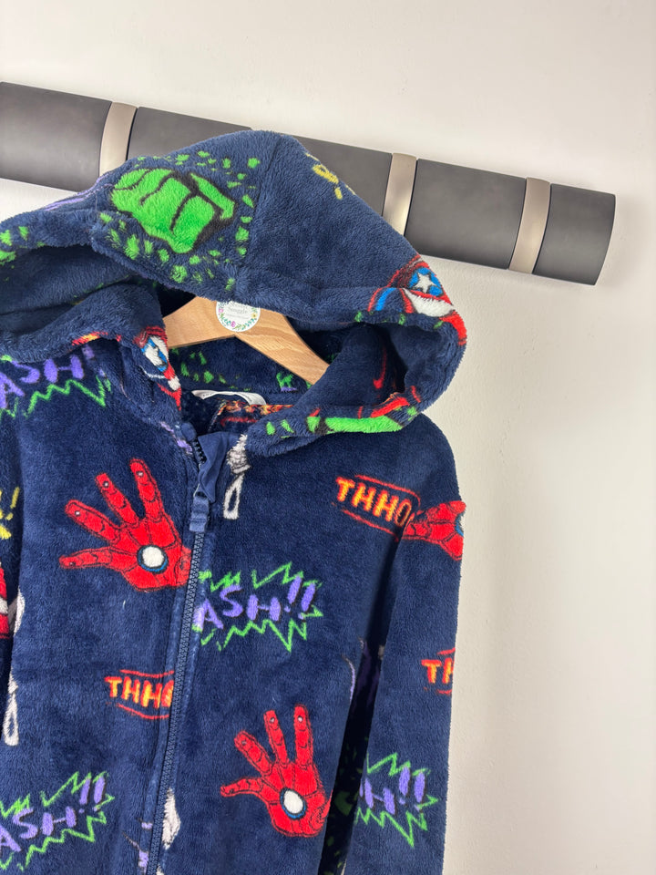 M&S Marvel Onesie 9-10 Years-All In One-Second Snuggle Preloved