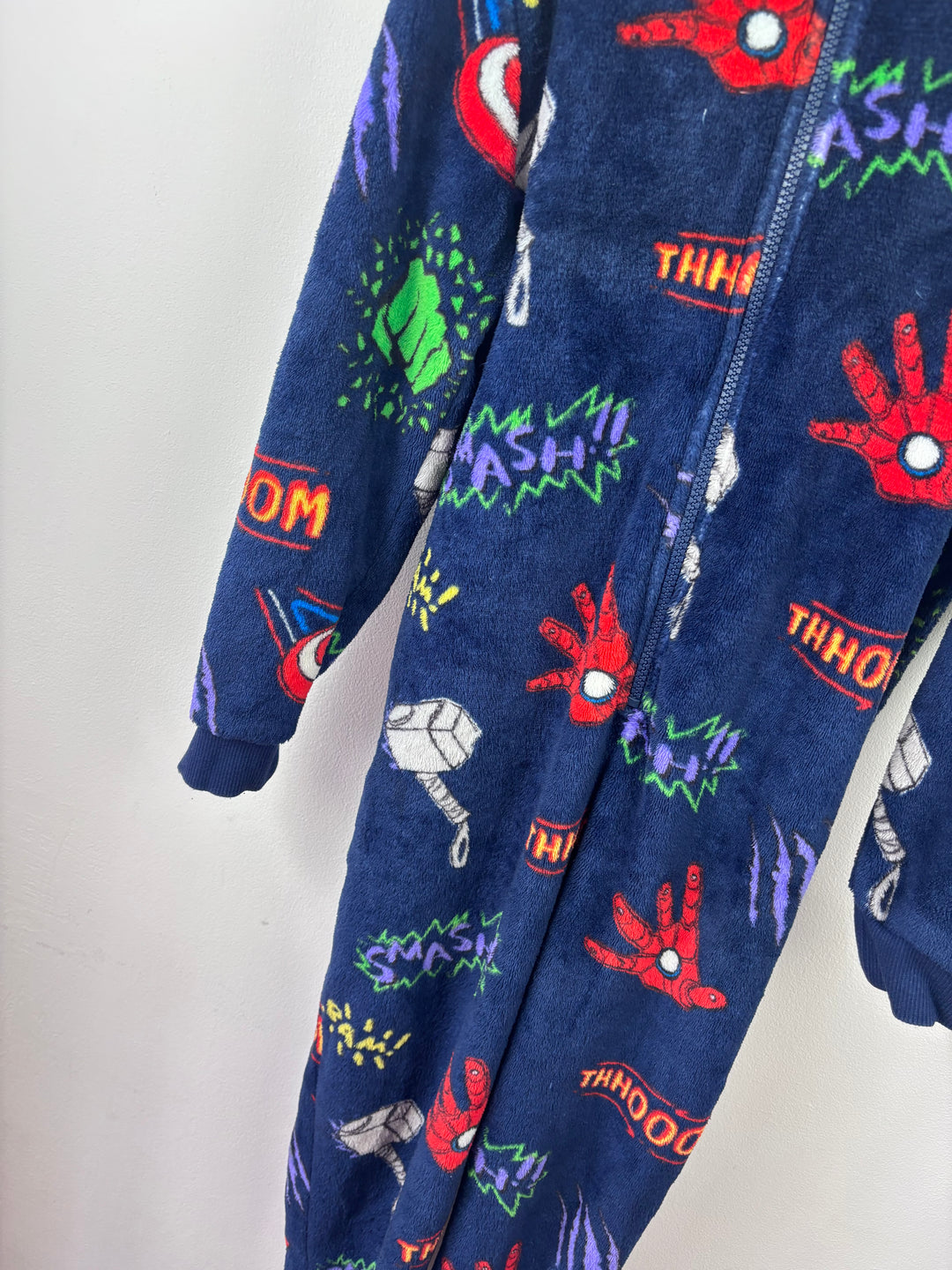 M&S Marvel Onesie 9-10 Years-All In One-Second Snuggle Preloved