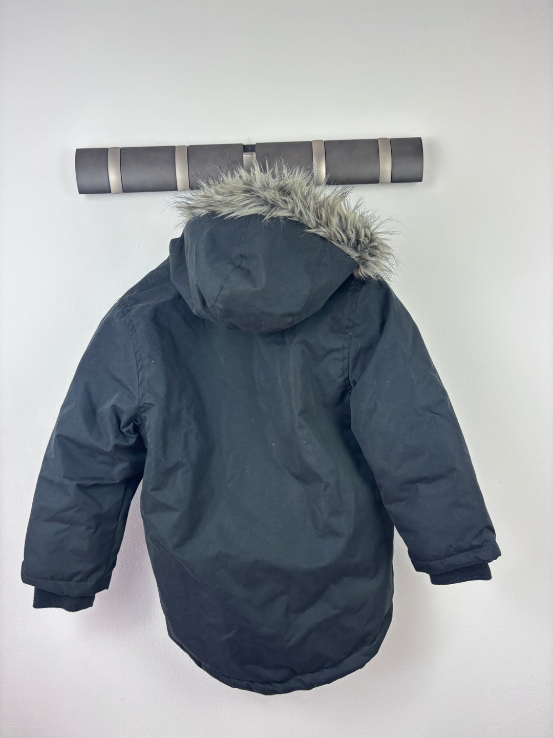 Outlaws Black Parka Coat 6-7 Years-Coats-Second Snuggle Preloved