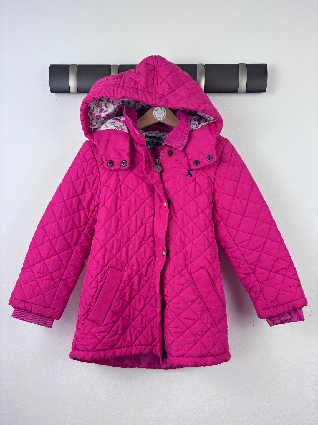 Joules Pink Quilted Coat 7 Years-Coats-Second Snuggle Preloved