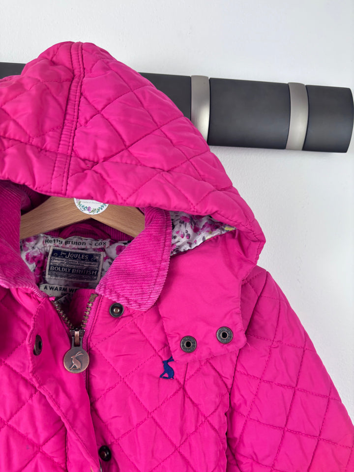 Joules Pink Quilted Coat 7 Years-Coats-Second Snuggle Preloved
