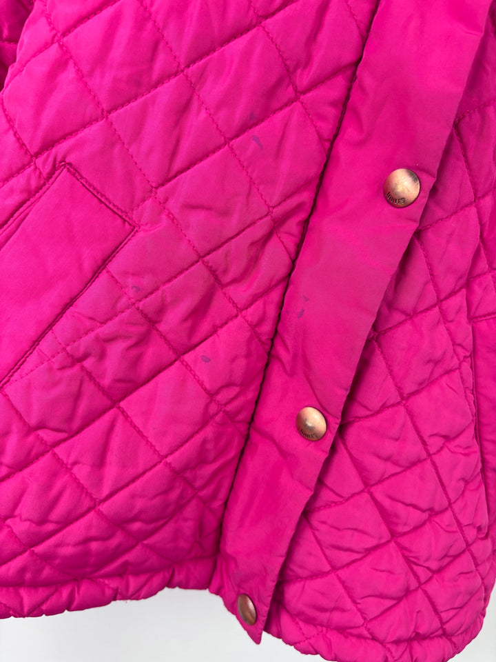 Joules Pink Quilted Coat 7 Years-Coats-Second Snuggle Preloved