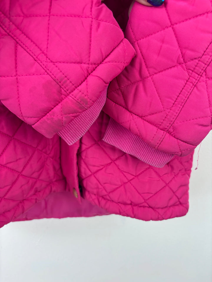Joules Pink Quilted Coat 7 Years-Coats-Second Snuggle Preloved