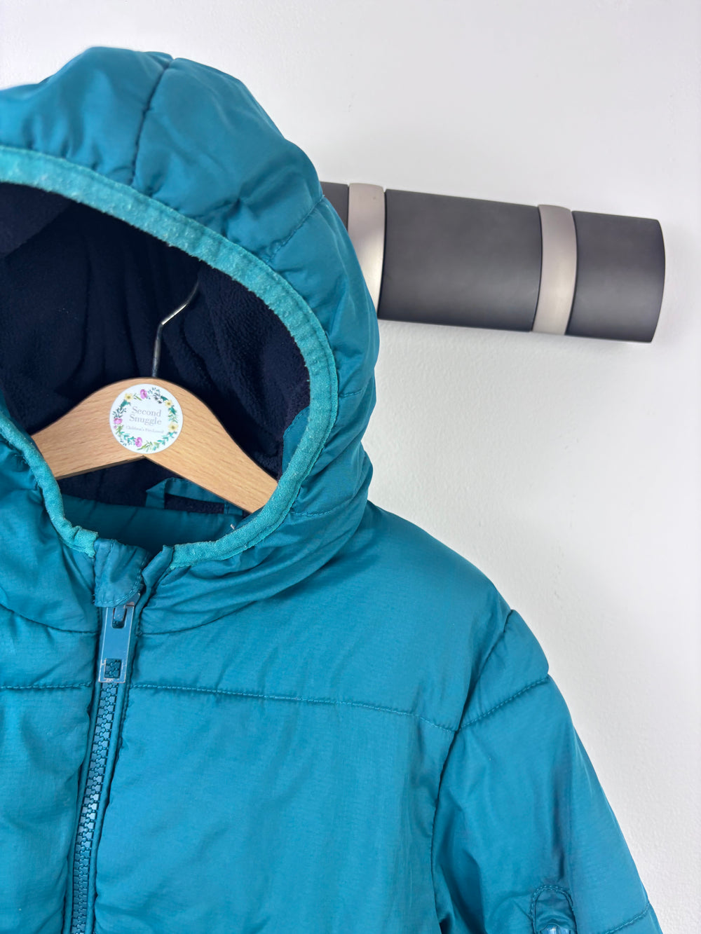 George Teal Puffer Jacket 4-5 Years-Coats-Second Snuggle Preloved