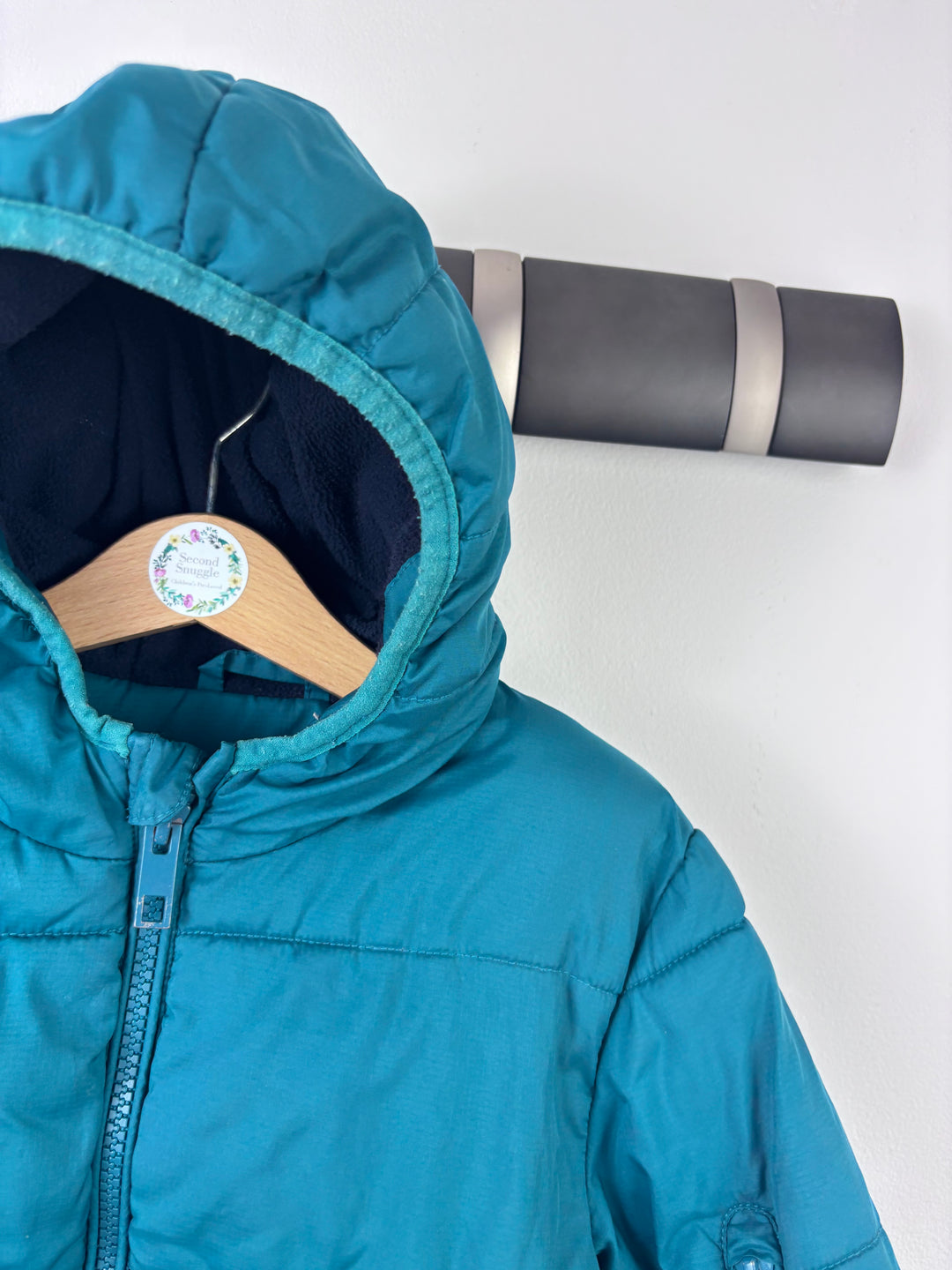 George Teal Puffer Jacket 4-5 Years-Coats-Second Snuggle Preloved