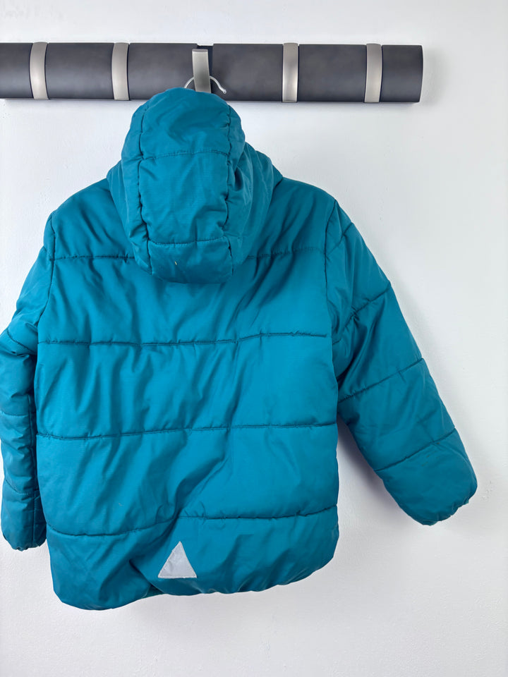 George Teal Puffer Jacket 4-5 Years-Coats-Second Snuggle Preloved