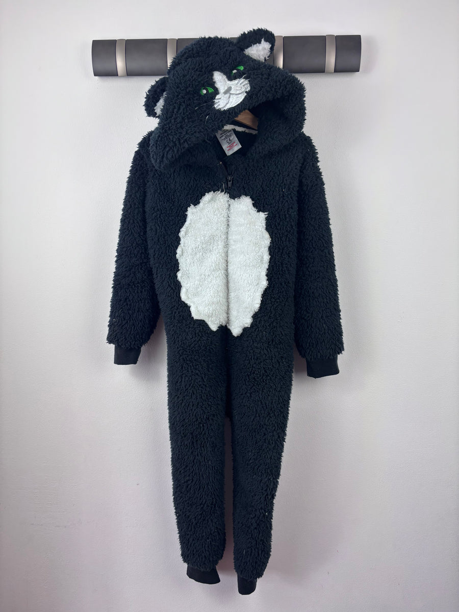 Wunsy Black Cat Onesie 6-7 Years-All In One-Second Snuggle Preloved