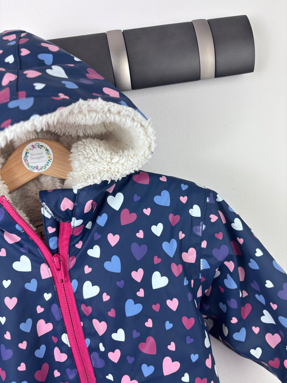 Hatley Heart Print Snowsuit 12-18 Months-Snow Suits-Second Snuggle Preloved