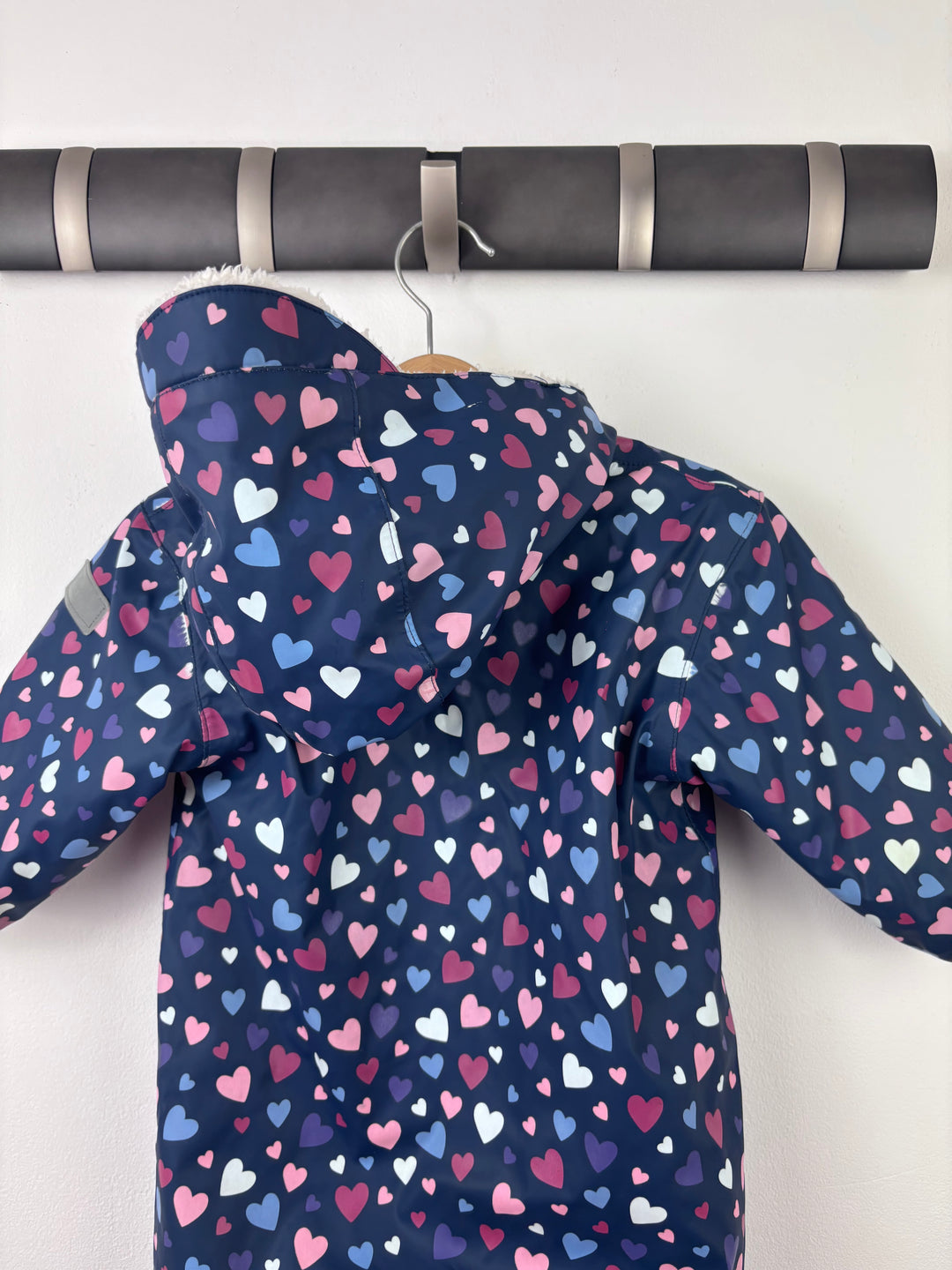 Hatley Heart Print Snowsuit 12-18 Months-Snow Suits-Second Snuggle Preloved