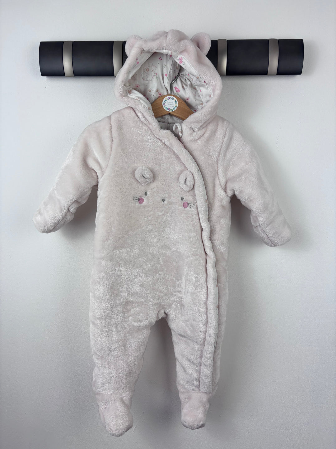 Mothercare Pink Pramsuit 3-6 Months-Pramsuits-Second Snuggle Preloved
