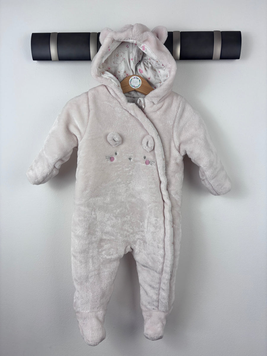 Mothercare Pink Pramsuit 3-6 Months-Pramsuits-Second Snuggle Preloved