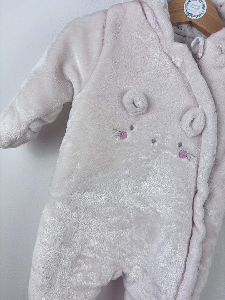 Mothercare Pink Pramsuit 3-6 Months-Pramsuits-Second Snuggle Preloved