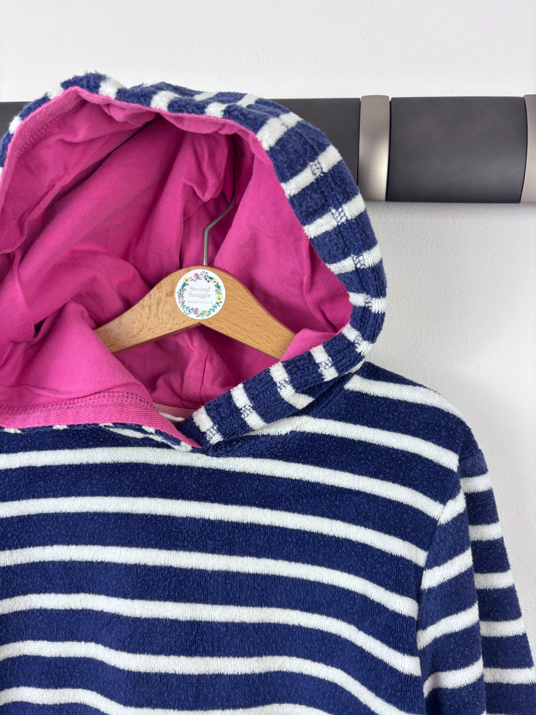 Mini Boden Striped Flamingo Towel 6-7 Years
