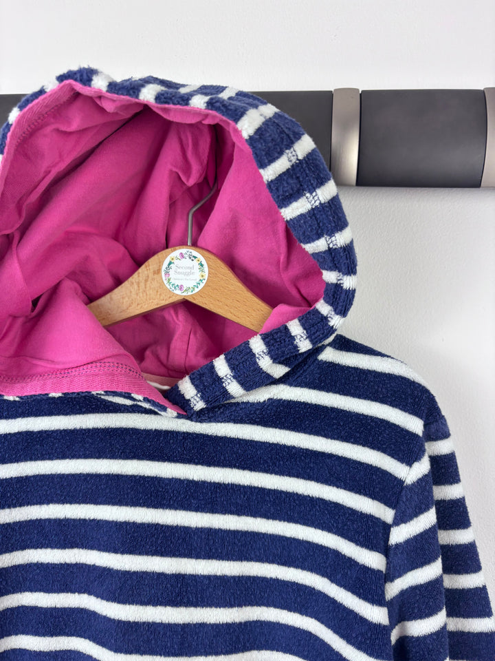 Mini Boden Striped Flamingo Towel 6-7 Years