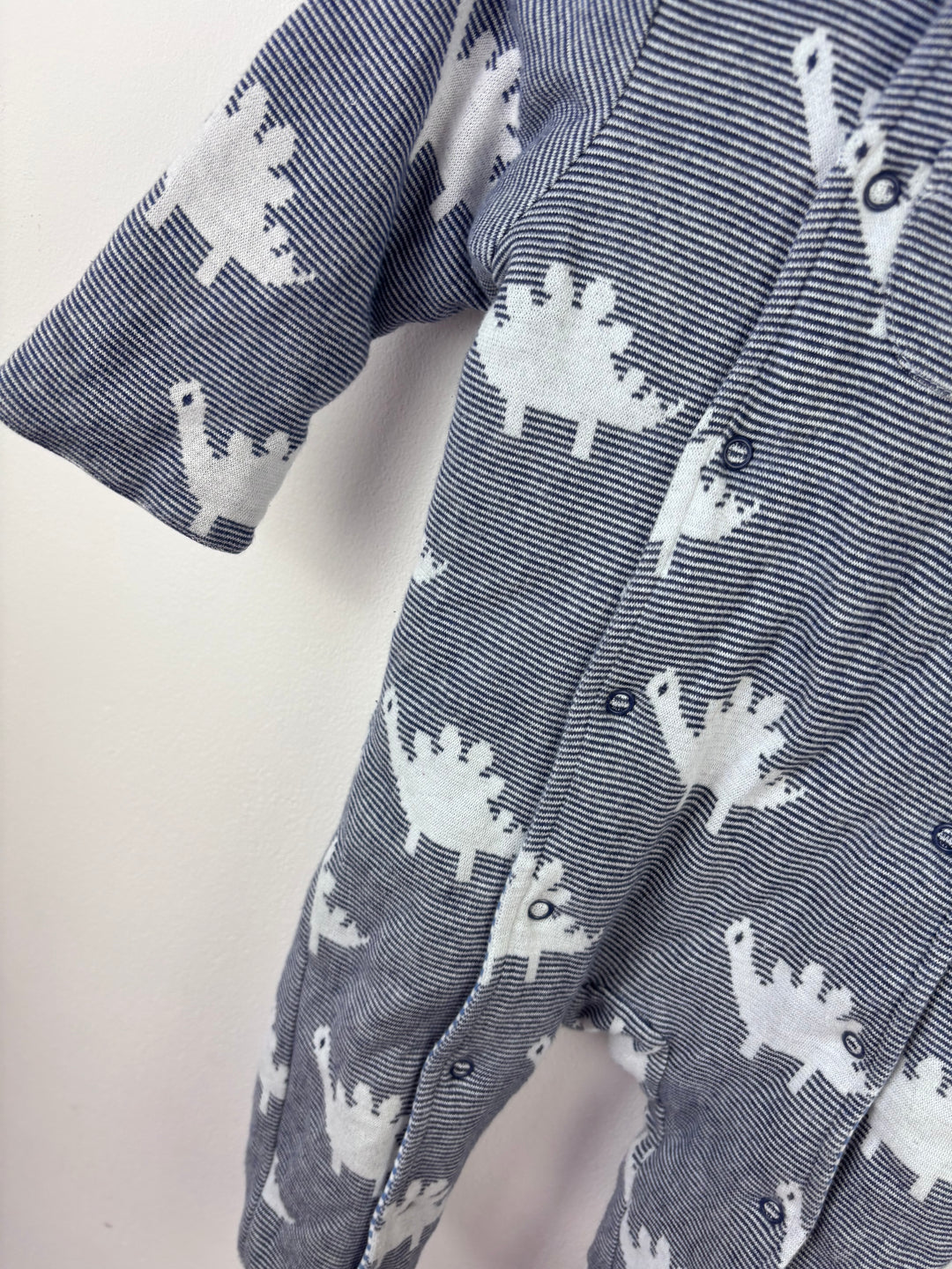 John Lewis Dinosaur Hooded Sleepsuit 6-9 Months