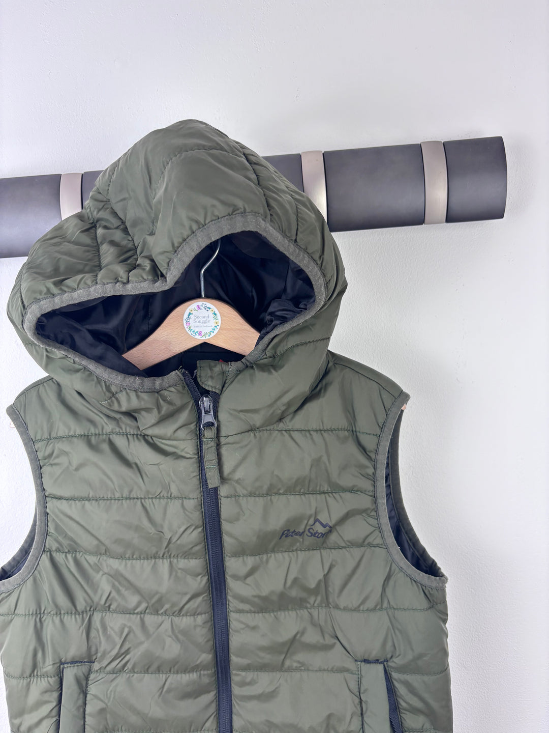 Peter Storm Green Hooded Gilet 7-8 Years-Gilets-Second Snuggle Preloved