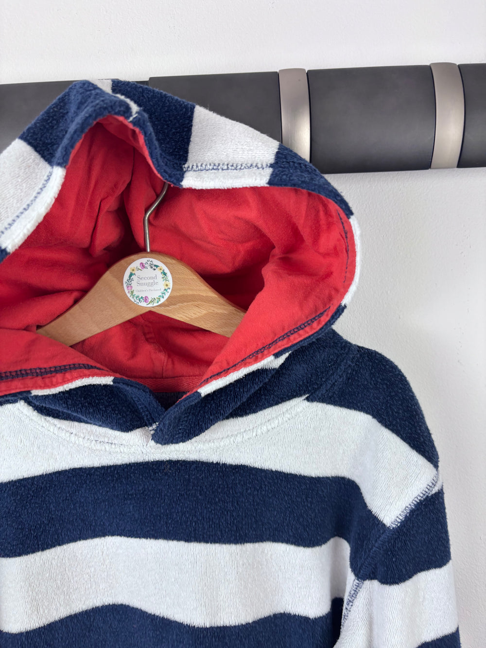 Mini Boden Striped Hooded Towelling 9-10 Years-Swimming-Second Snuggle Preloved
