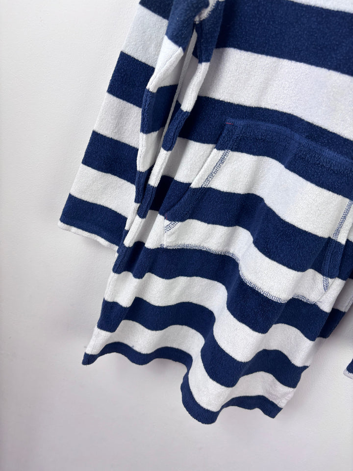 Mini Boden Striped Hooded Towelling 9-10 Years-Swimming-Second Snuggle Preloved