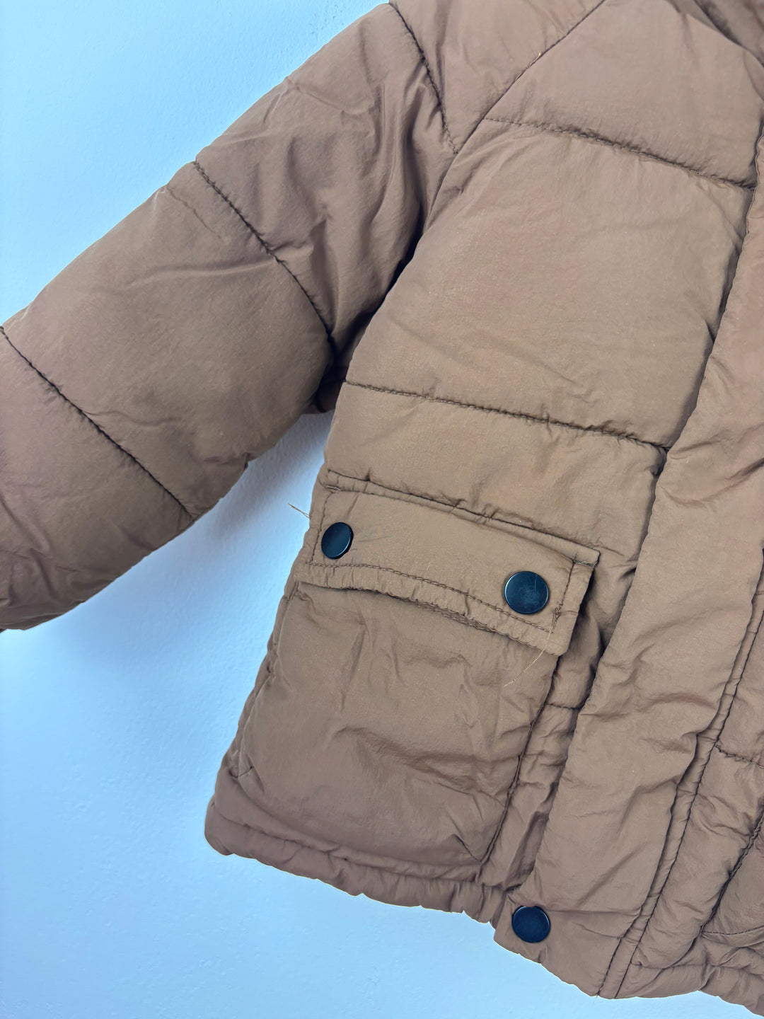 Fred & Flo Brown Padded Coat 2-3 Years-Coats-Second Snuggle Preloved