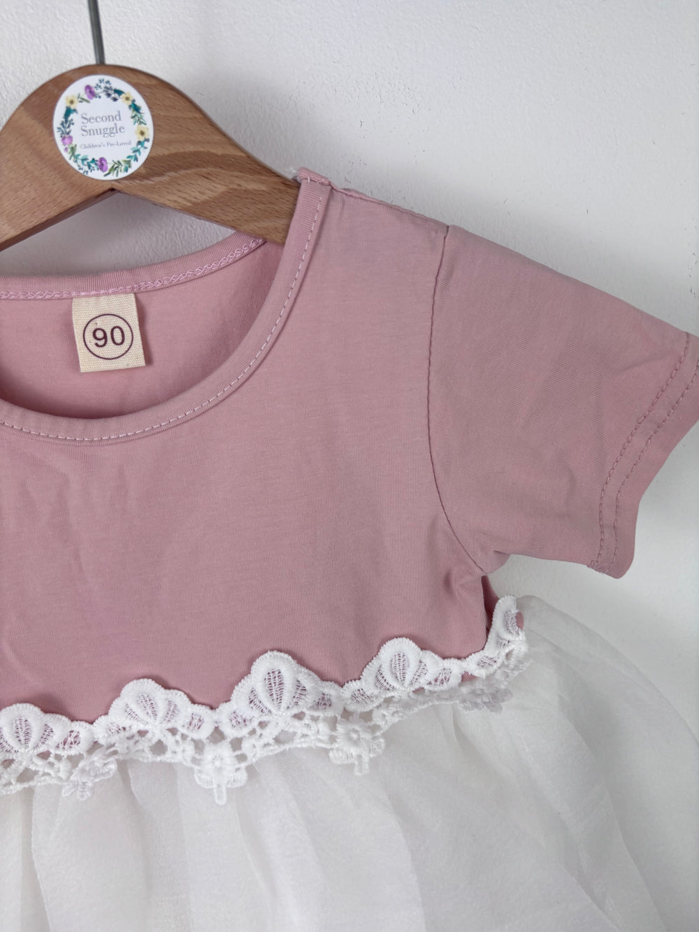 Pink and White Tutu Party Dress 18-24 Months-Dresses-Second Snuggle Preloved